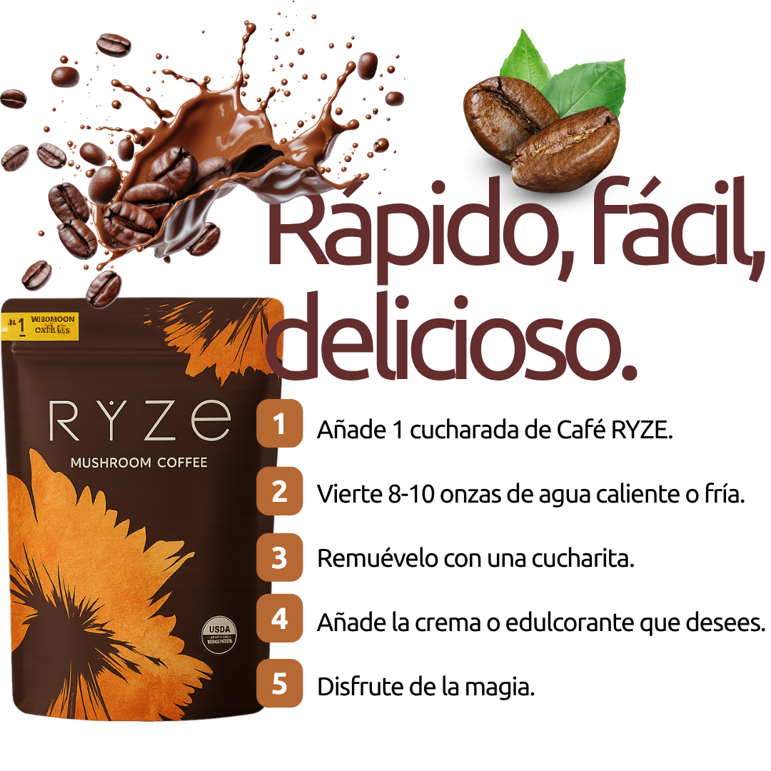☕Café con adaptógenos. Conectate con tu mejor versión y olvídate del ansia del café tradicional