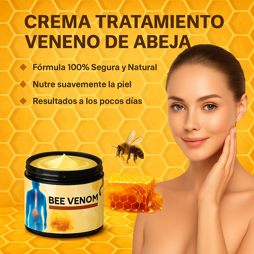 Crema de Abejas – Alivio natural al instante y cuidado de la piel 🐝