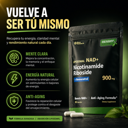 Capsulas NAD+ Vuelve a Ser Tu