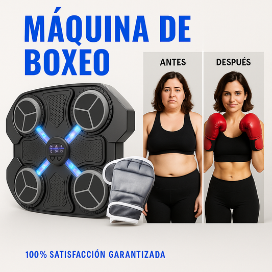 Máquina de Boxeo LED con Música + Guantes de Regalo