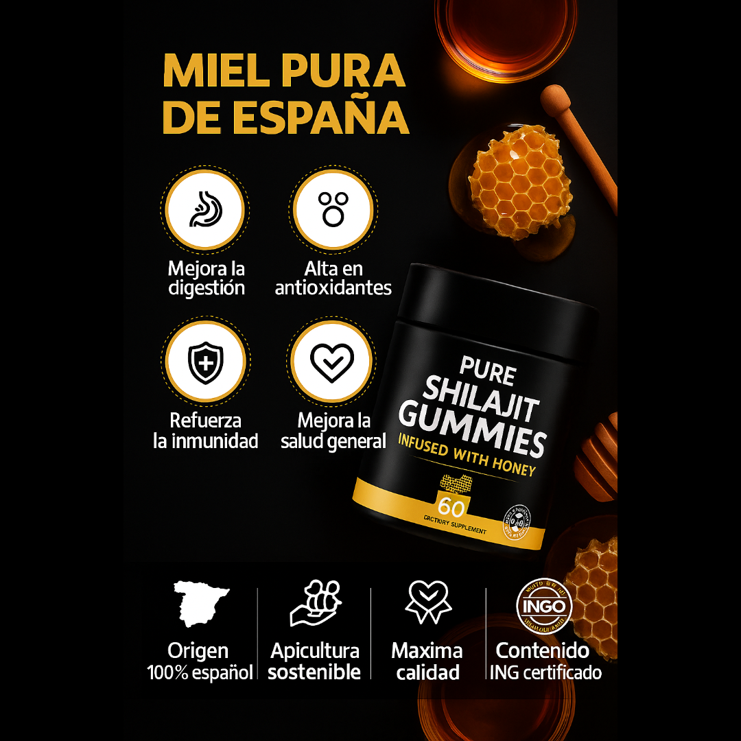 Gomitas Gold Shilajit – Vitalidad y deseo, ahora en forma deliciosa