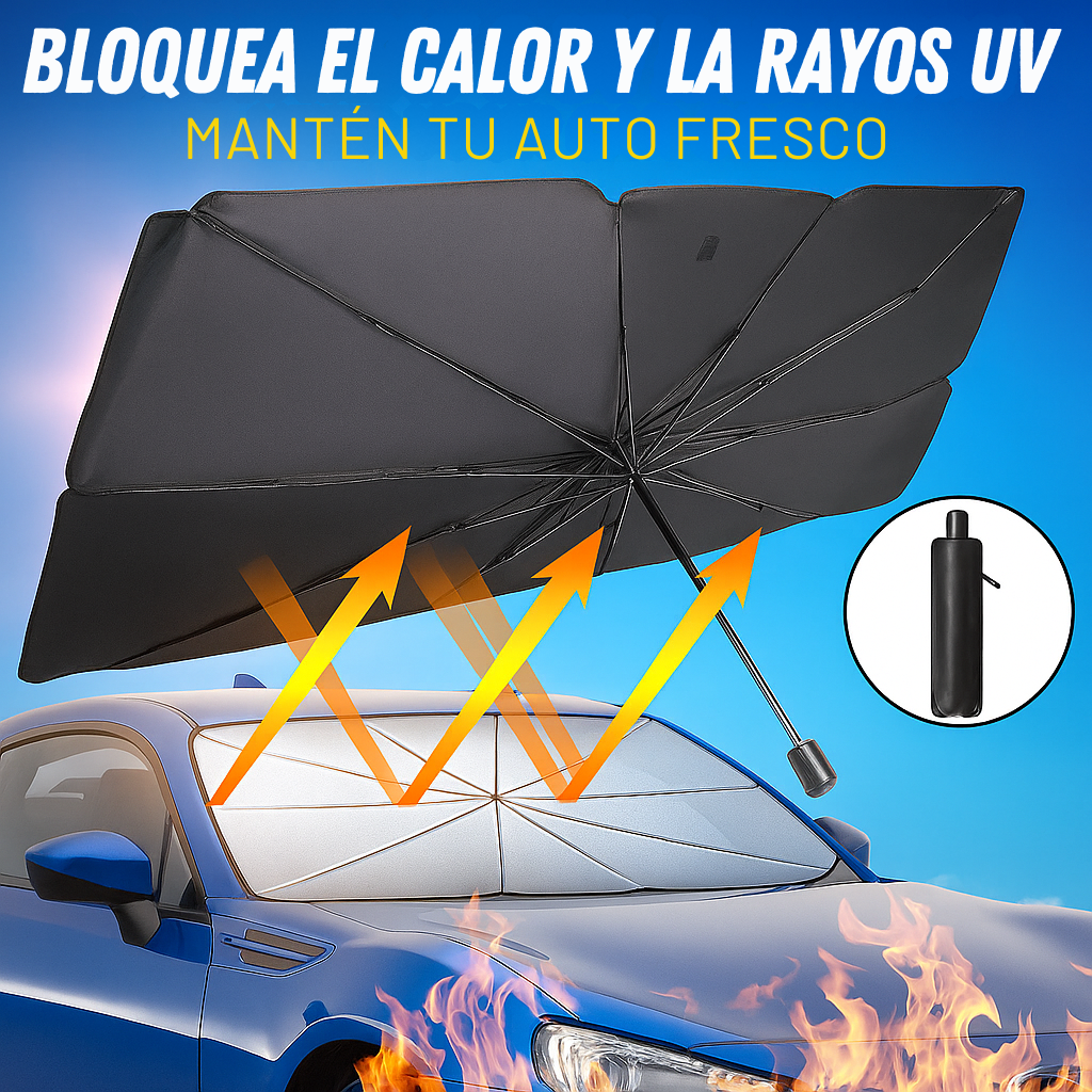 Parasol Plegable para Coche que Protege del Sol y Rayos UV