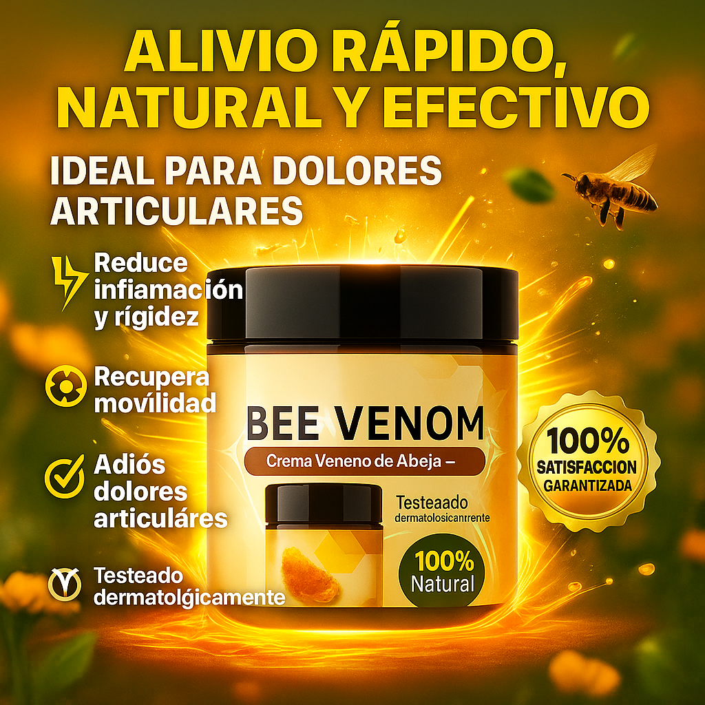 Crema de Abejas – Alivio natural al instante y cuidado de la piel 🐝