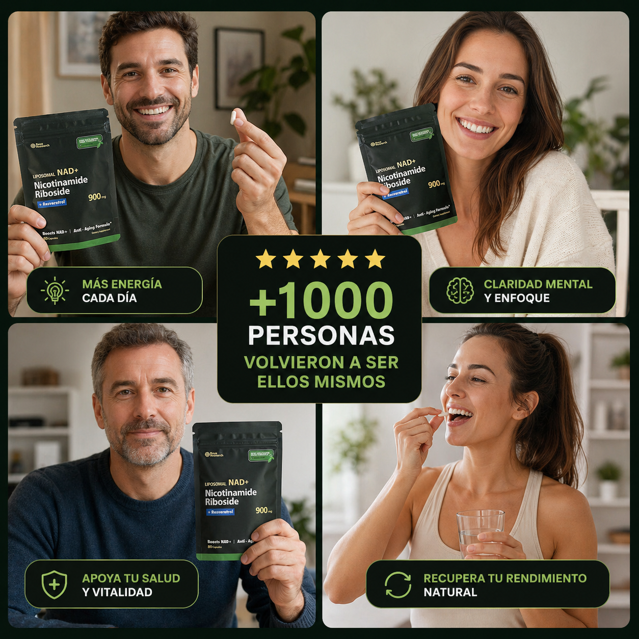 Capsulas NAD+ Vuelve a Ser Tu