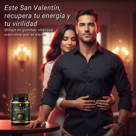 Shilajit (30 Gummies): Este San Valentín, vuelve a sentirte potente