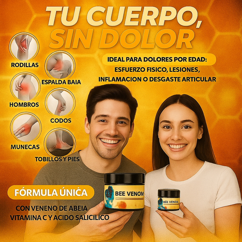 Crema de Abejas – Alivio natural al instante y cuidado de la piel 🐝