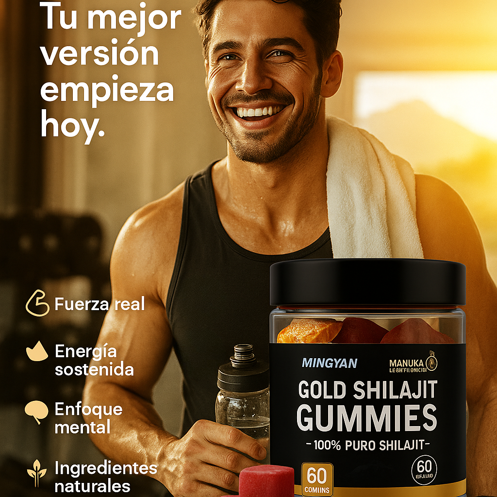 Gomitas Gold Shilajit – Vitalidad y deseo, ahora en forma deliciosa