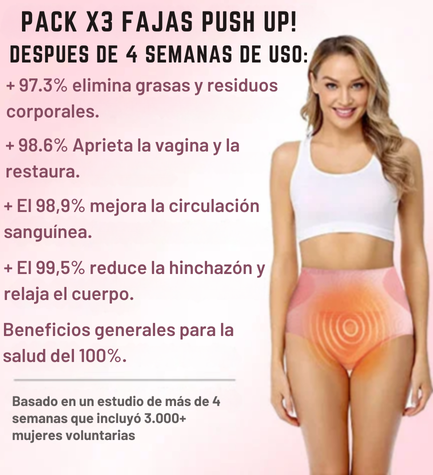 Pack x3 Bragas Moldeadoras: Glúteos Firmes y Cintura Definida