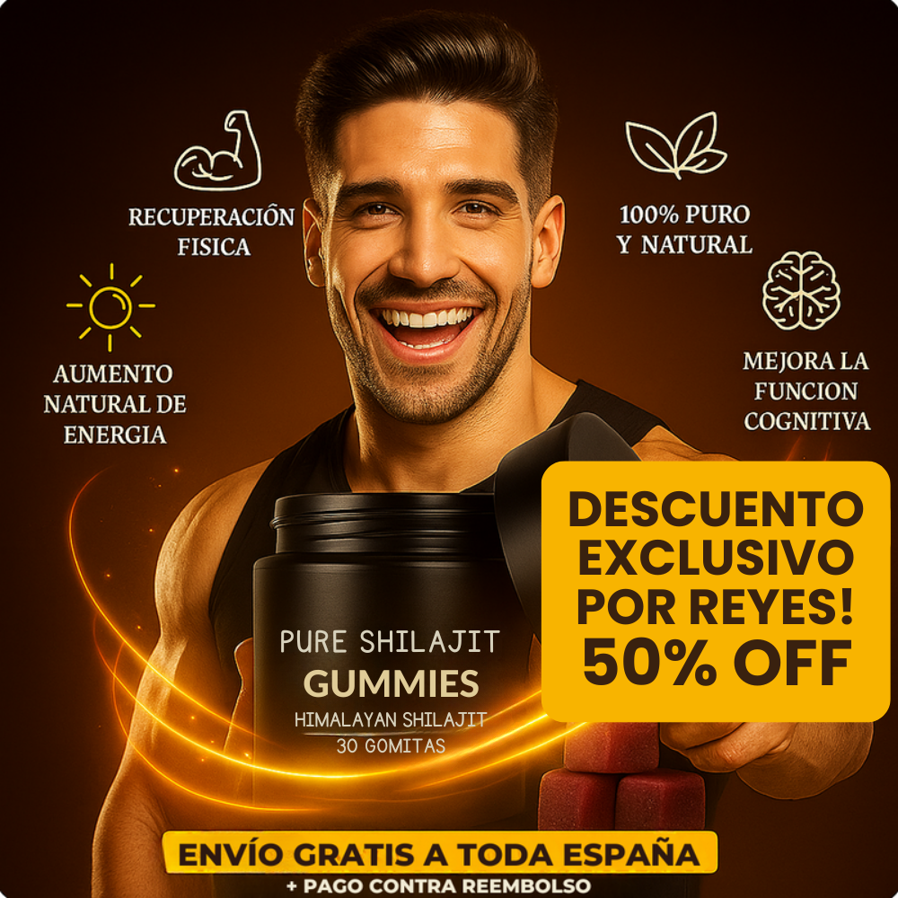 Shilajit (30 Gummies): Deseo y energía, efecto rápido