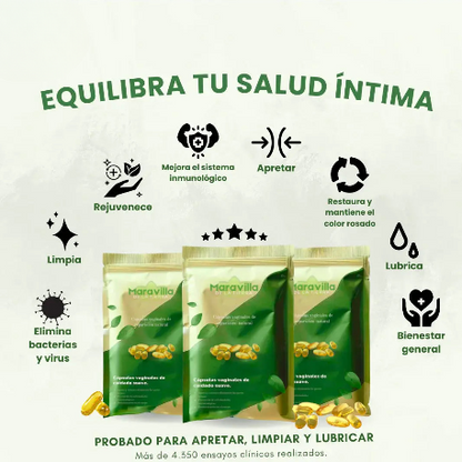 Maravillas de la Tierra® – Cápsulas Íntimas que Purifican (ECOPACK)