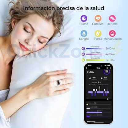 Anillo inteligente que Monitorea tu Salud con Diseño Elegante