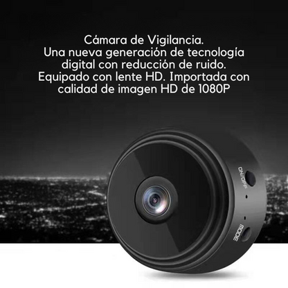 Mini Cámara Espía HD con Visión Nocturna y Ángulo Amplio