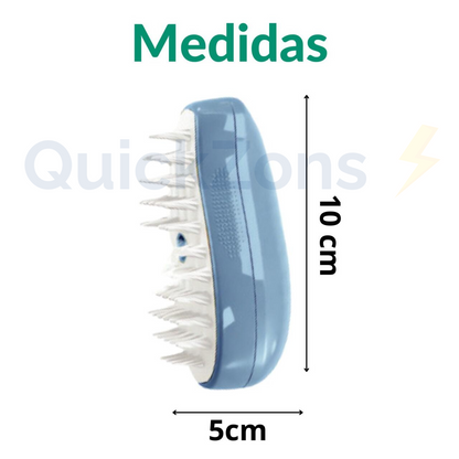 Cepillo con Vapor y Quitapelusas para Mascotas, Suave y Duradero