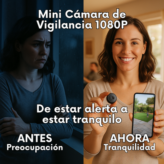 Mini Cámara Espía HD con Visión Nocturna y Ángulo Amplio
