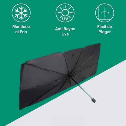 Parasol Plegable para Coche que Protege del Sol y Rayos UV