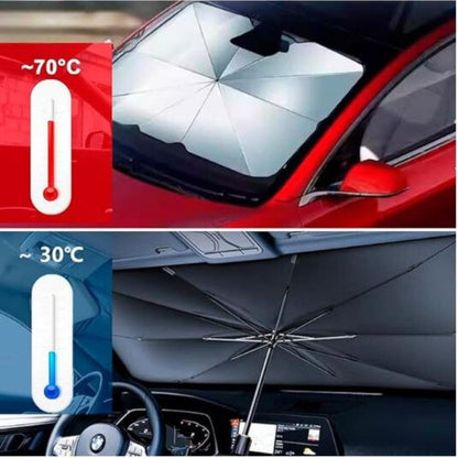 Parasol Plegable para Coche que Protege del Sol y Rayos UV